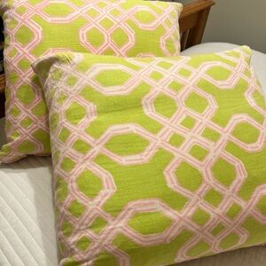 Lilly Pulitzer Lee Jofa fabric Pillow Cover Set of 2
